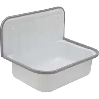 Best design Suula uitstortgootsteen 50x33cm wit