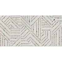 Jabo Gobi Bianco wandtegel met reliëf 60x120cm gerectificeerd