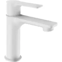 Sapho Pax wastafelkraan wit mat