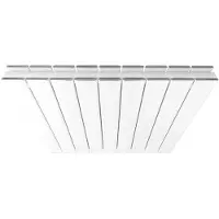 Eastbrook Addington afdekkapje voor type 20 radiator 65cm chroom