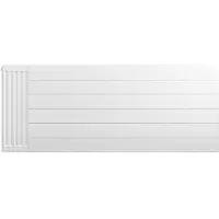 Eastbrook plaat voor paneelradiator met streep 150x60cm wit glans