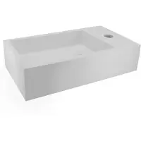 Mueller Dash fontein met kraangat rechts 40x22x10cm