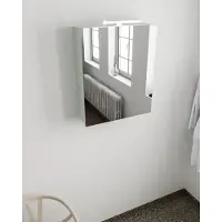 Mondiaz Cubb spiegelkast 50x70x16cm kleur greey met 1 deur