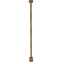 Plieger Roma aansluitstang 40cm messing geborsteld