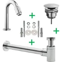 Mueller Round fonteinkraanset chroom