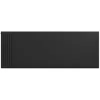 Eastbrook plaat voor paneelradiator 160x60cm zwart mat