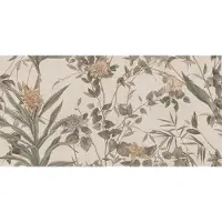 Jabo Borneo Sand wandtegel bloem 60x120cm gerectificeerd