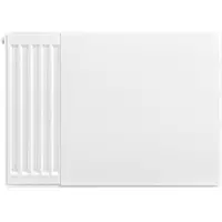 Eastbrook plaat voor paneelradiator 70x50cm wit glans