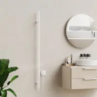 SaniGoods Lilia elektrische staafradiator 150cm wit glans 60W