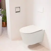 Mondiaz Lavie toiletpot randloos met softclose zitting linen
