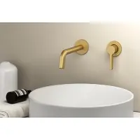 Sapho Iconic inbouw wastafelkraan goud mat