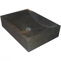 Lambini Designs Fenice natuurstenen waskom 50x35x12cm