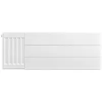 Eastbrook plaat voor paneelradiator met streep 80x30cm wit glans