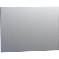Saniclass Alu spiegel 90x70x2.5cm rechthoek zonder verlichting aluminium