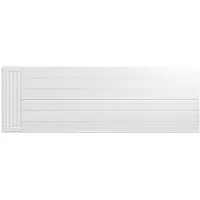 Eastbrook plaat voor paneelradiator met streep 180x60cm wit glans