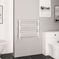 Eastbrook Imperia 2 koloms handdoekradiator 80x60cm 623W wit glans