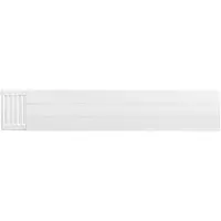 Eastbrook plaat voor paneelradiator met streep 160x30cm wit glans