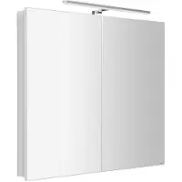 Sapho Greta spiegelkast met LED-verlichting 81x70cm wit mat