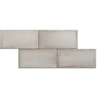 Terre d'Azur Terre-Spatula wandtegel 10x20cm grijs licht