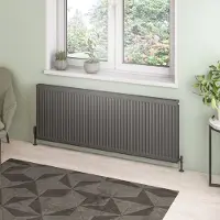 Eastbrook Type 21 paneelradiator 160x60cm 2697W antraciet
