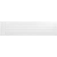 Eastbrook plaat voor paneelradiator met streep 200x50cm wit glans