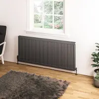Eastbrook Type 11 paneelradiator 140x60cm 1637W antraciet