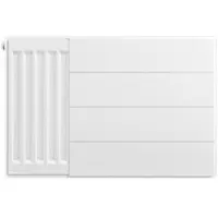 Eastbrook plaat voor paneelradiator met streep 60x40cm wit glans
