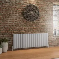 Eastbrook Guardia radiator 161x60cm aluminium 2616W grijs mat