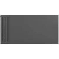 Eastbrook plaat voor paneelradiator 120x60cm antraciet