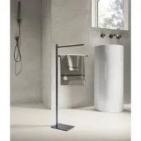 Gedy Trilly handdoekhouder gunmetal