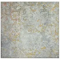 Terre d'Azur Samora vloertegel 20x20cm groen/goud - per 15 stuks