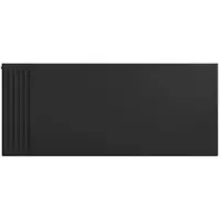 Eastbrook plaat voor paneelradiator 140x60cm zwart mat