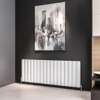 Eastbrook Guardia radiator 161x60cm aluminium 2616W wit mat