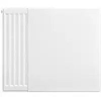 Eastbrook plaat voor paneelradiator 70x60cm wit glans