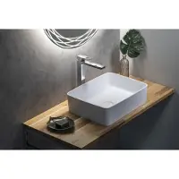 Sapho Thin waskom solid surface 50x37cm wit