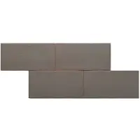 Terre d'Azur Terre-Spatula wandtegel 10x20cm grijs