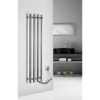 Sapho Papinado elektrische handdoekradiator 26.3x120cm chroom 85W