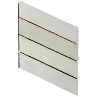 Terre d'Azur Granada wandtegel 6,4x27,5cm rechts grijs