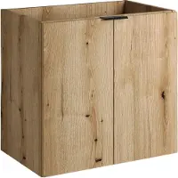 Comad Nova Oak onderkast met 2 deuren 60x40x60cm eiken