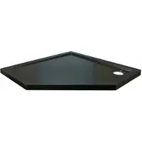 Kerra Prato douchebak 90x90x5cm zwart mat