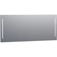 Brauer Pyrite rechthoekige spiegel met verlichting 160x70cm