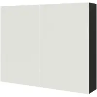 Aquazuro Spiegelkast Napoli 90cm Mat Zwart