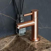 Saniclear Copper fonteinkraan koper geborsteld