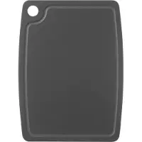 Super Merchant Snijplank antislip - vaatwasserbestendig - zwart houtvezel - 37 x 27.5 cm