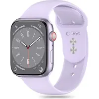TechProtection Siliconen bandje voor Apple Watch 4 / 5 / 6 / 7 / 8 / 9 / SE / Ultra 1 / 2 (42 / 44 / 45 / 2) (TPU), Horlogebandjes