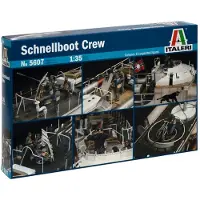 Italeri Modelbouwpakket Militaire voertuigen - 5607 Schnellboot Crew Plastic - 1:35 - Modelbouw