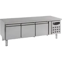 CombiSteel Koelwerkbank - Laag Model - 300L - 3 Deuren 1/1 GN - +2°C/+8°C - Geforceerd - 0.34kW - 1795x700x650mm