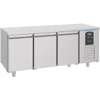 CombiSteel Koelwerkbank - ENERGY LINE - Energiezuinig - 474L - 3 Deuren - -2°C/+8°C - Geforceerd - 1865x700x850mm