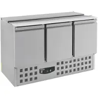 CombiSteel Saladette Combisteel, 3 deuren, 3x1/1GN, 137(b)x87(h)x70(d), 230V/340W