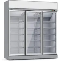 CombiSteel Koelkast - 1530L - Wit - 0°C/+10°C - Geforceerd - 3 Klapdeuren - Wielen - 1880x710x2092mm - Horeca Koelkast